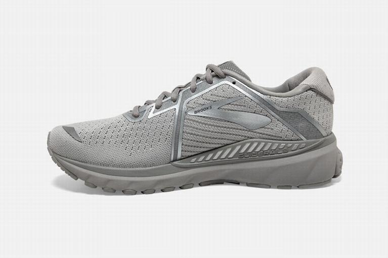 Brooks Adrenaline Gts 20 - Mens Road Running Shoes - Grey (97326JIZK)